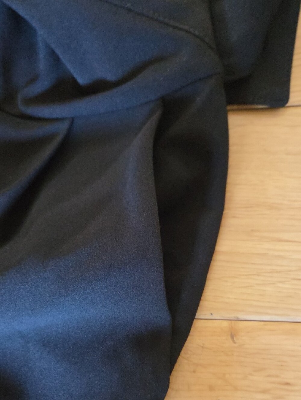 Calvin Klein Black Wide-Leg Jumpsuit with Tie Waist - Picture 4 of 5